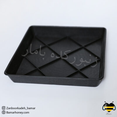 شربت خوری بشقابی مشکی مربع
