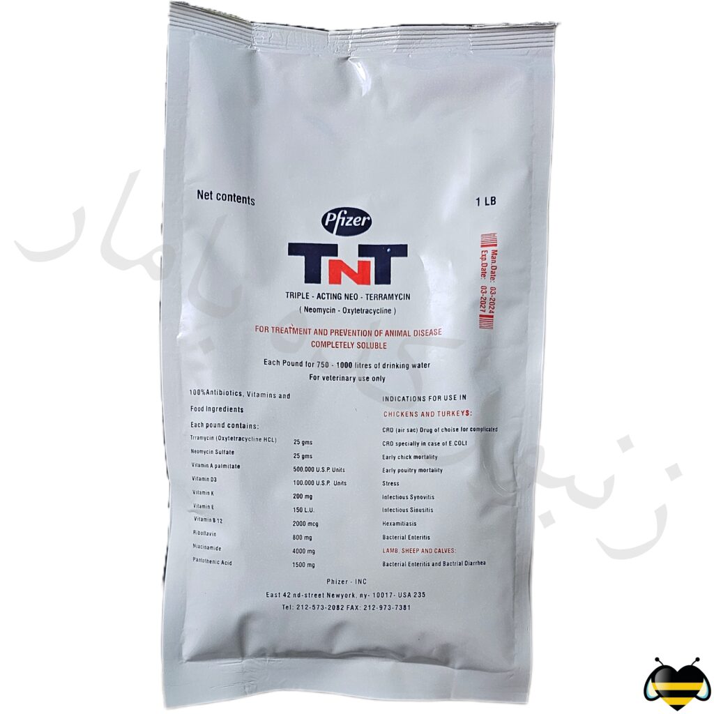 تی‌ان‌تی (TNT) تقویتی زنبور عسل | محرک انفجار جمعیت و افزایش تولید