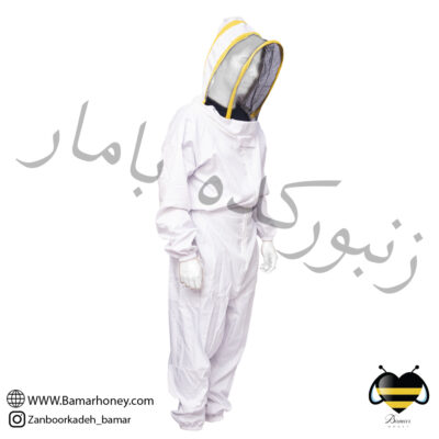 لباس یکسره کلاه فضایی رنگ سفید