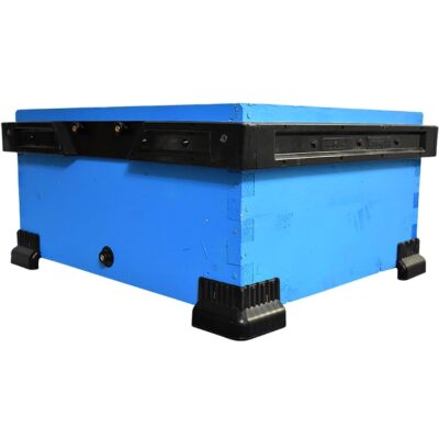 طبق رنگ شده هفت گوهر (رنگ آبی)