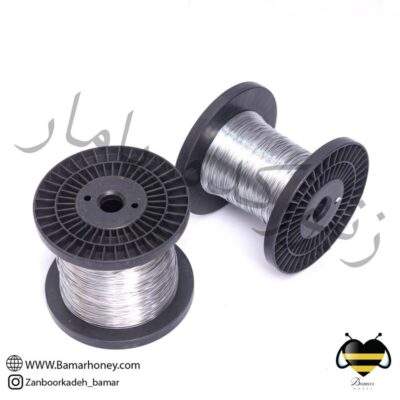 سیم قرقره گالوانیزه زنبورداری ضدزنگ (یک کیلویی)